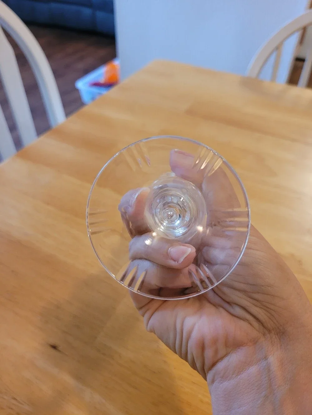 Vintage Cut Crystal Bud Vase